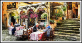 Lunch in Taormina  