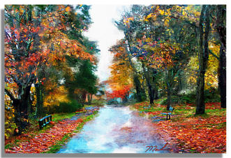 Stanley Park - digital watercolor