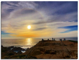 November sunset at Bodega Head