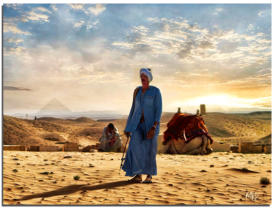 Late Afternoon at the Pyramids