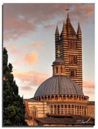 Sunset Cathedral, Siena Italy